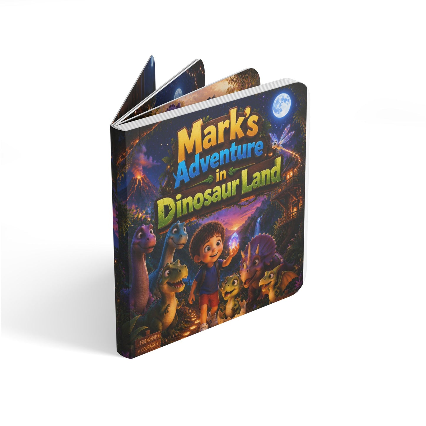 "Boy's Adventure in Dinosaur Land"
