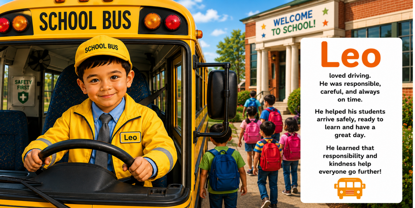 "Boy Discovers the World of Jobs"
