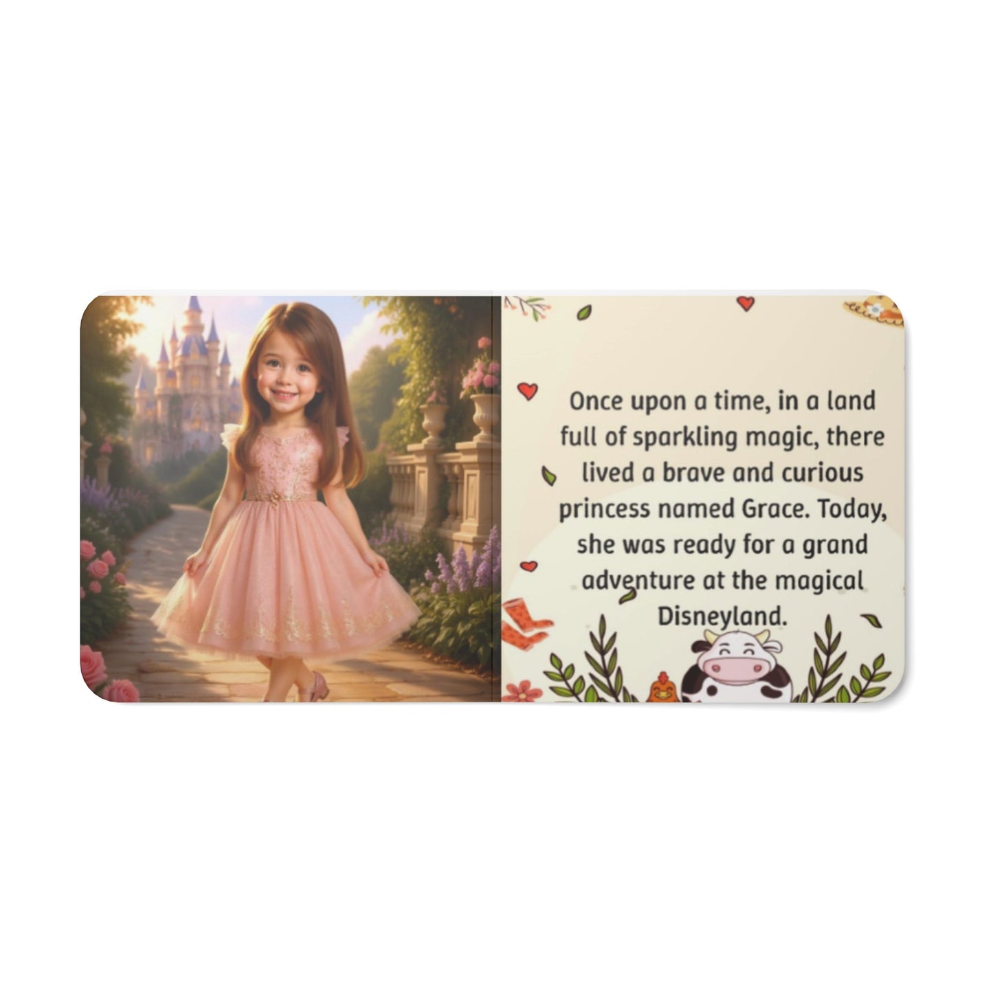 “Princess Girl Enjoys Disneyland”