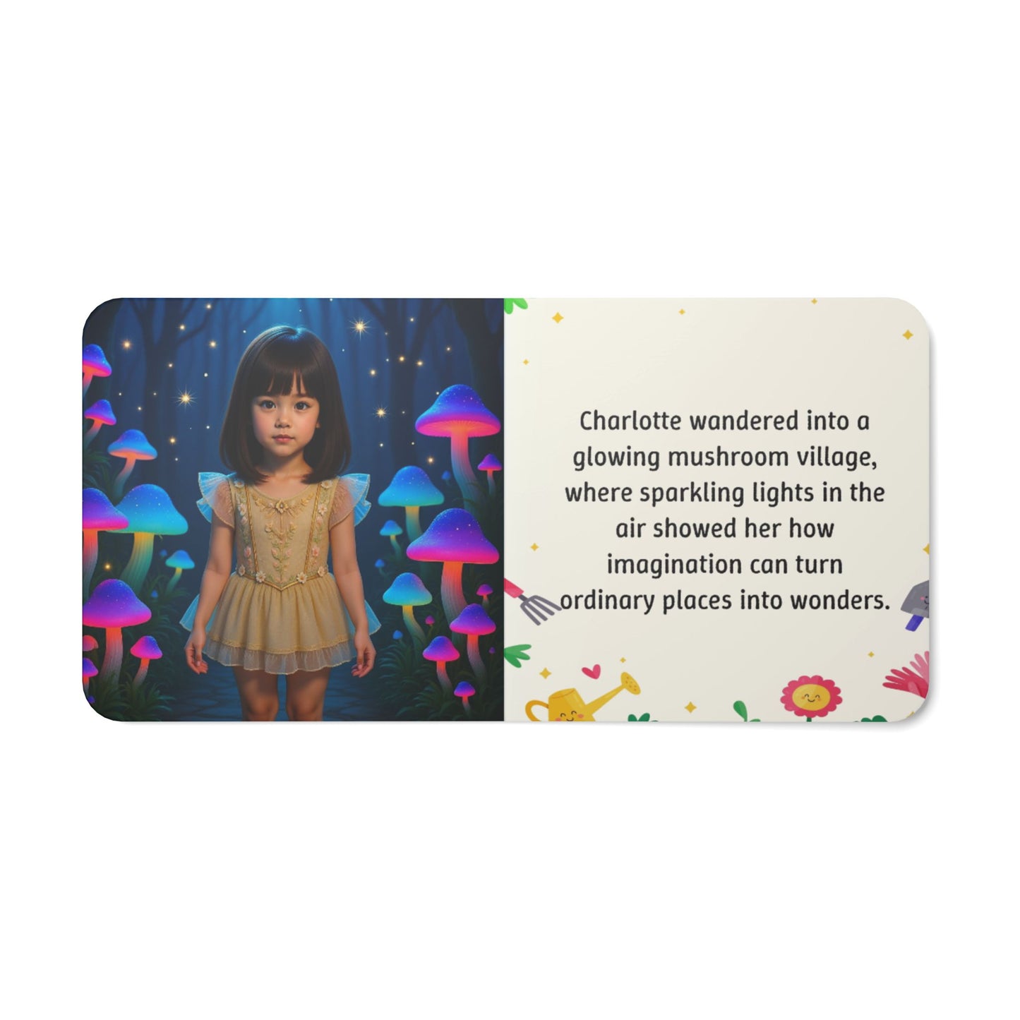 "Girl Discovers the Magic of Nature"
