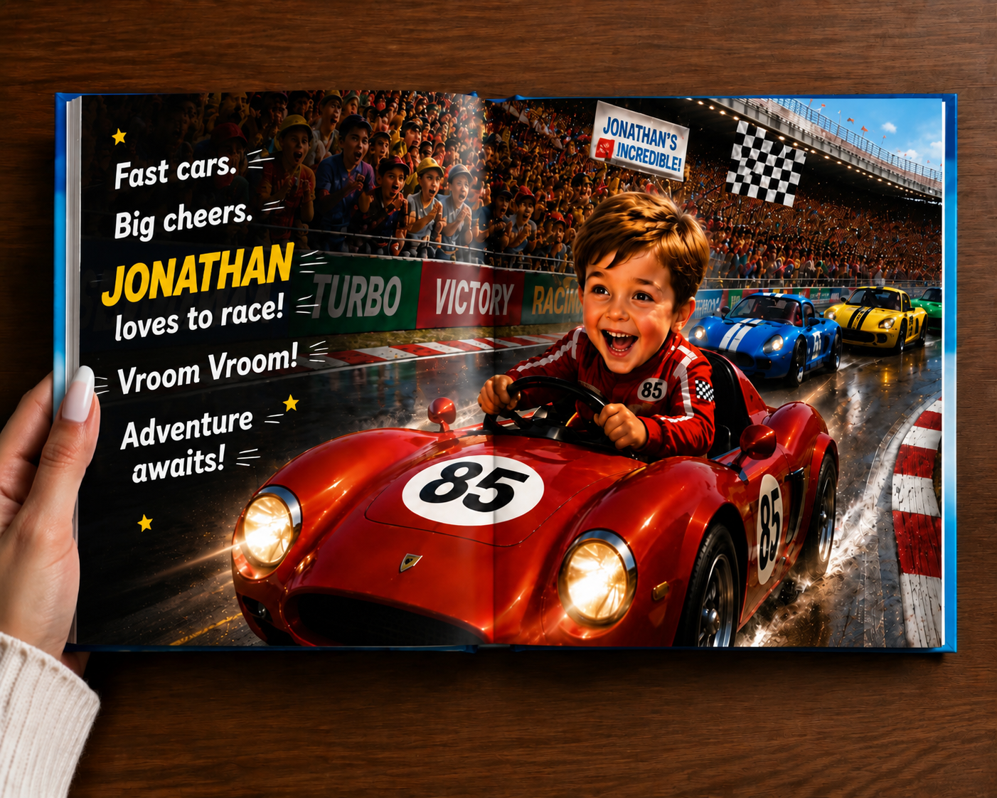 "Vroom Vroom, Boy Races Fast"