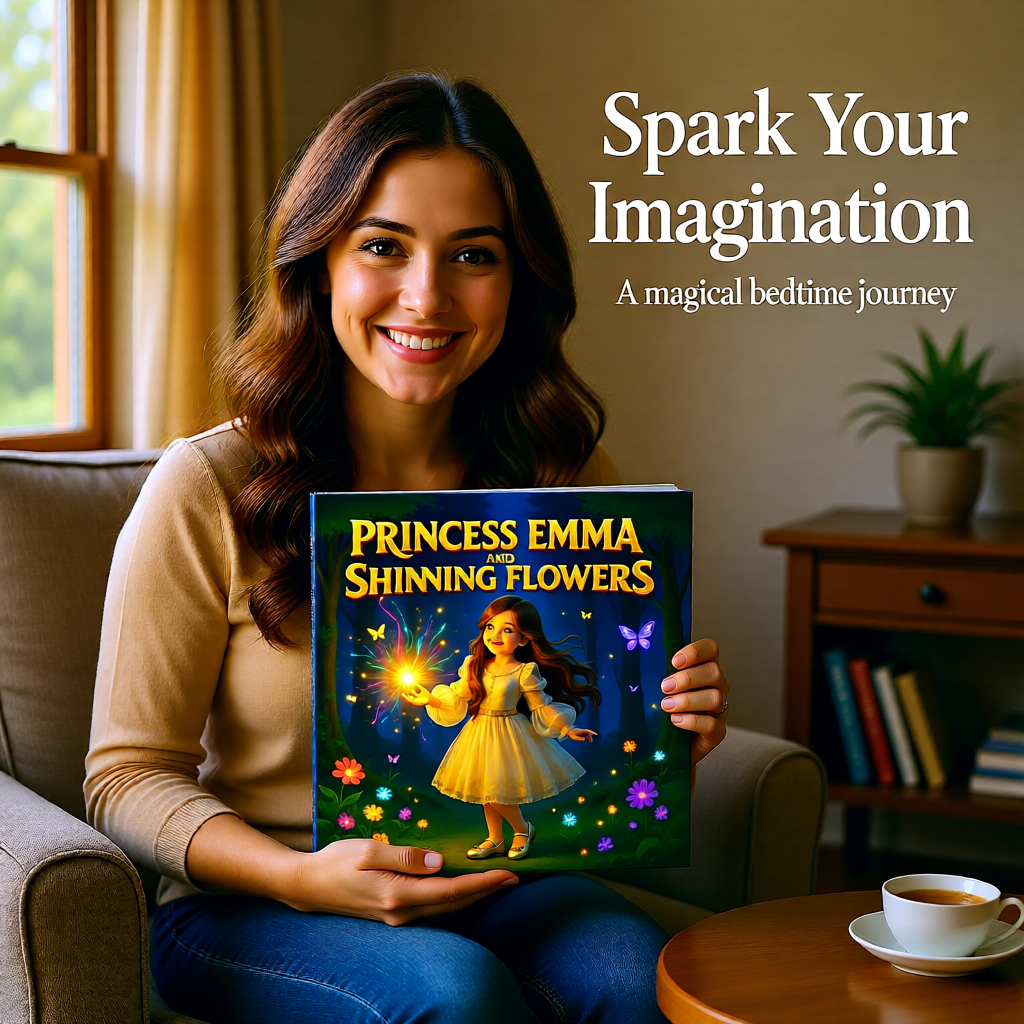 Princess Girl and Shining Flowers