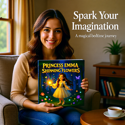 Princess Girl and Shining Flowers