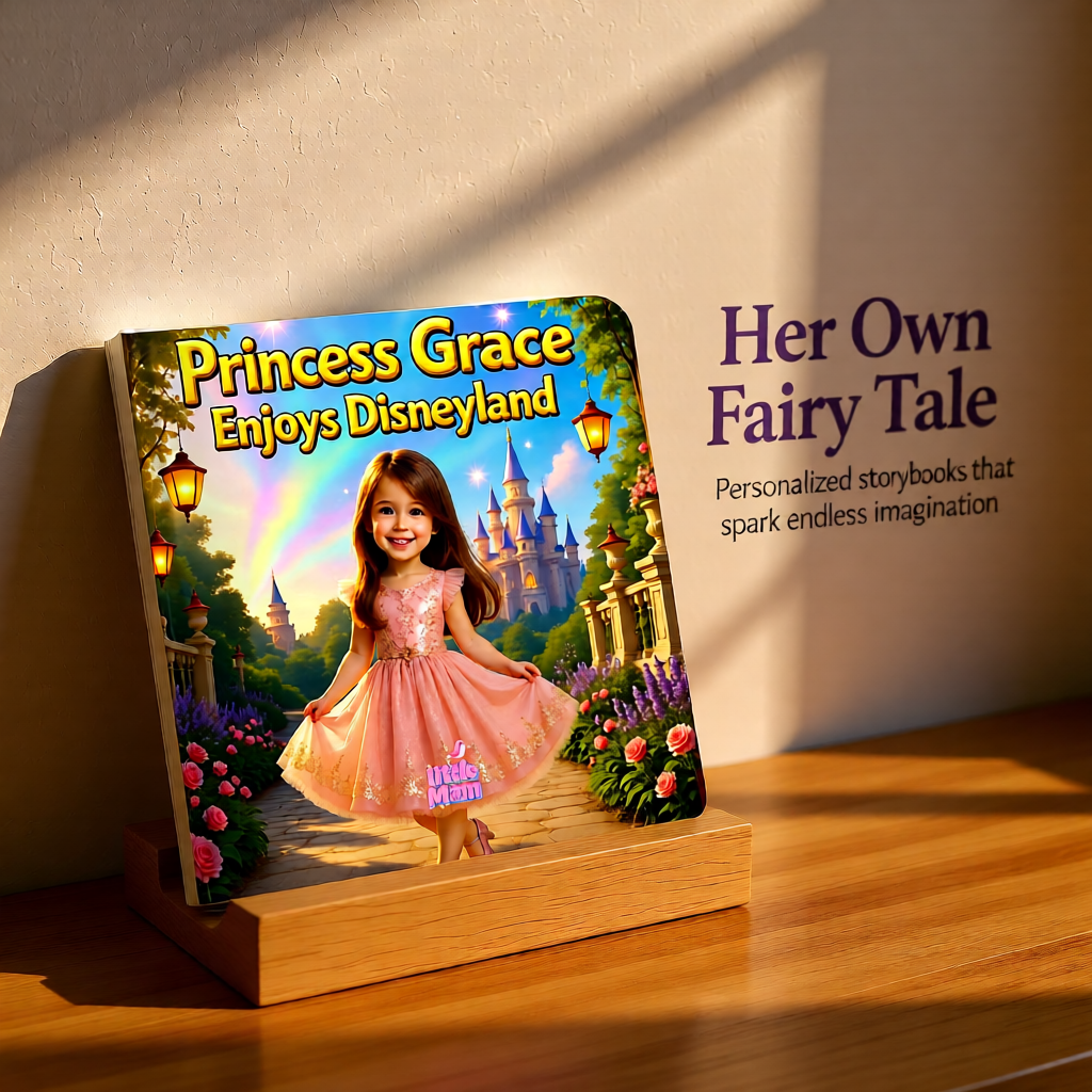 “Princess Girl Enjoys Disneyland”