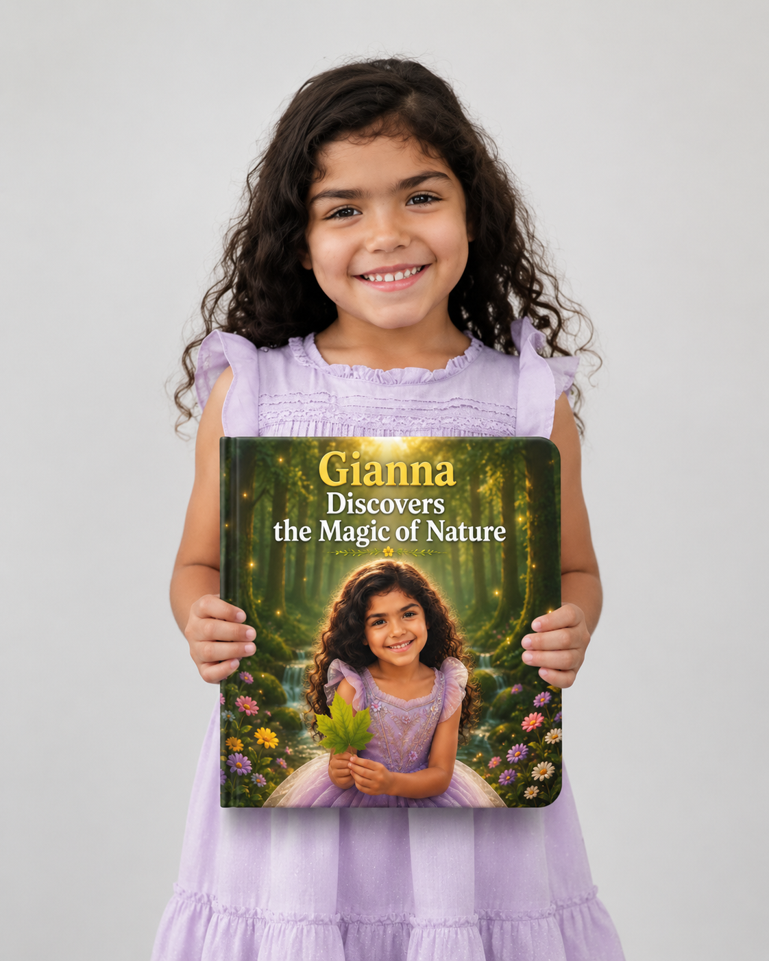"Girl Discovers the Magic of Nature"