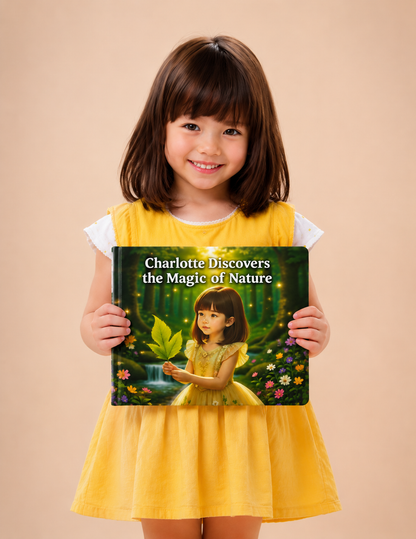 "Girl Discovers the Magic of Nature"
