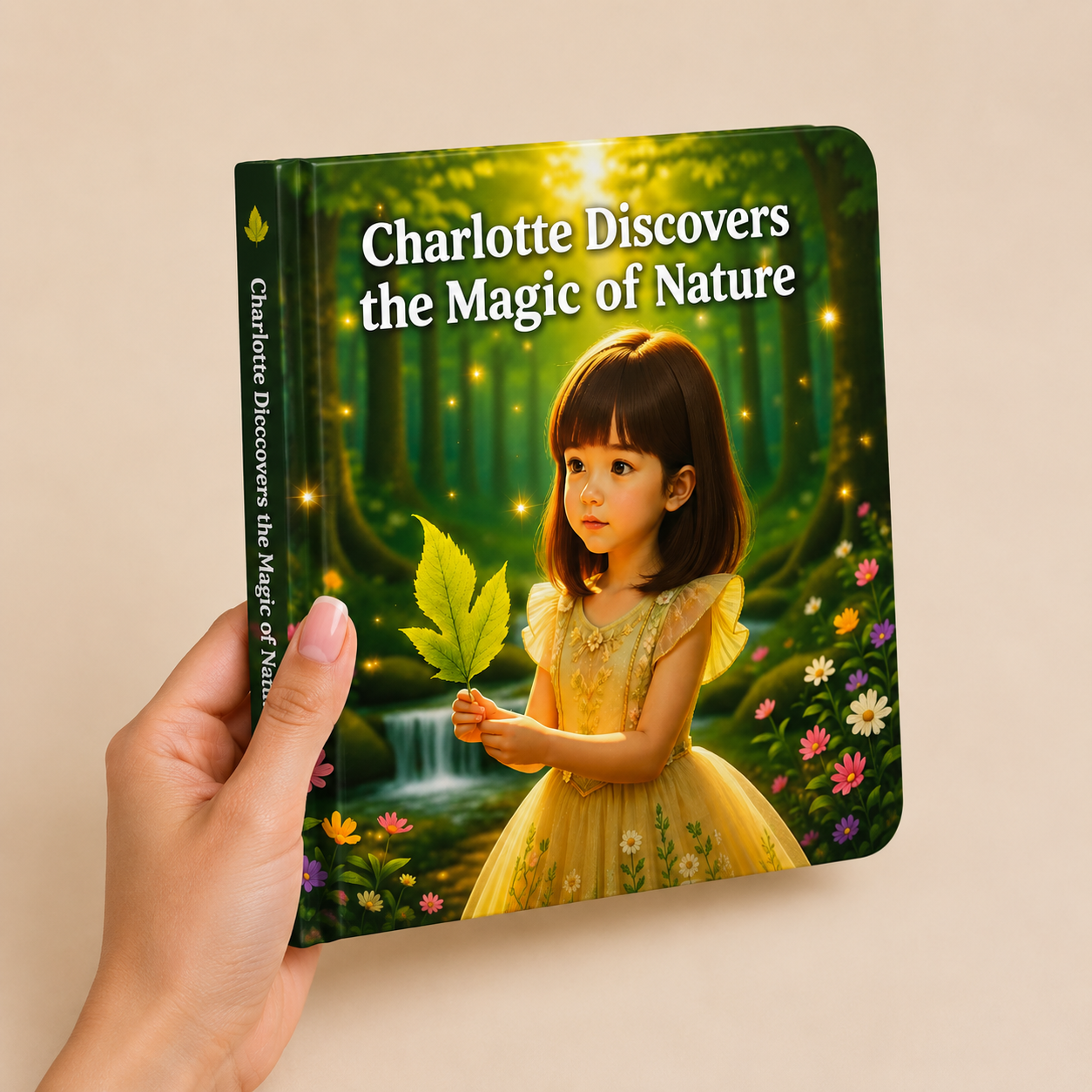 "Girl Discovers the Magic of Nature"