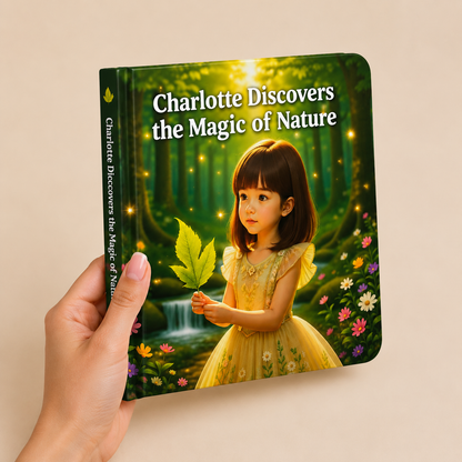 "Girl Discovers the Magic of Nature"