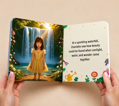 "Girl Discovers the Magic of Nature"