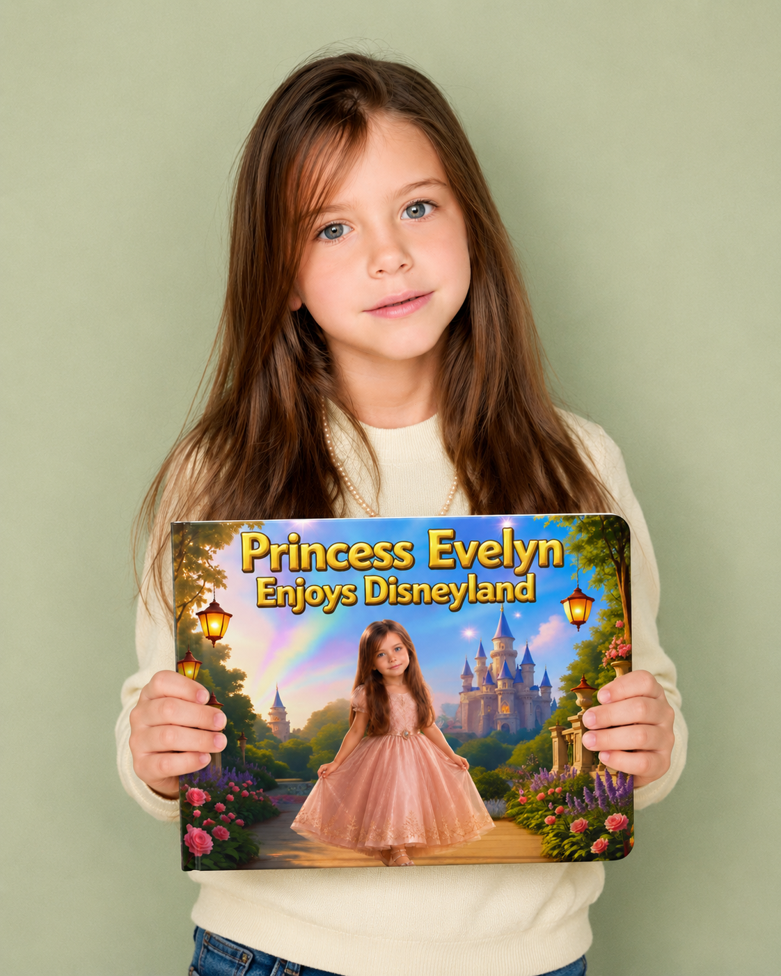“Princess Girl Enjoys Disneyland”