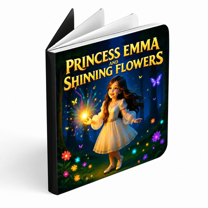 Princess Girl and Shining Flowers