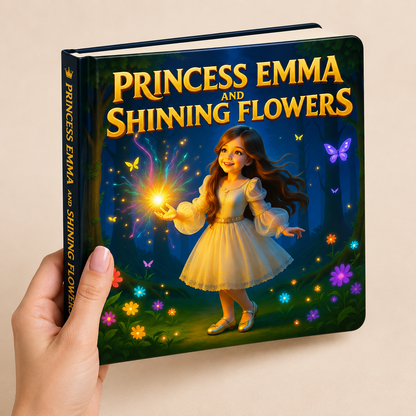Princess Girl and Shining Flowers