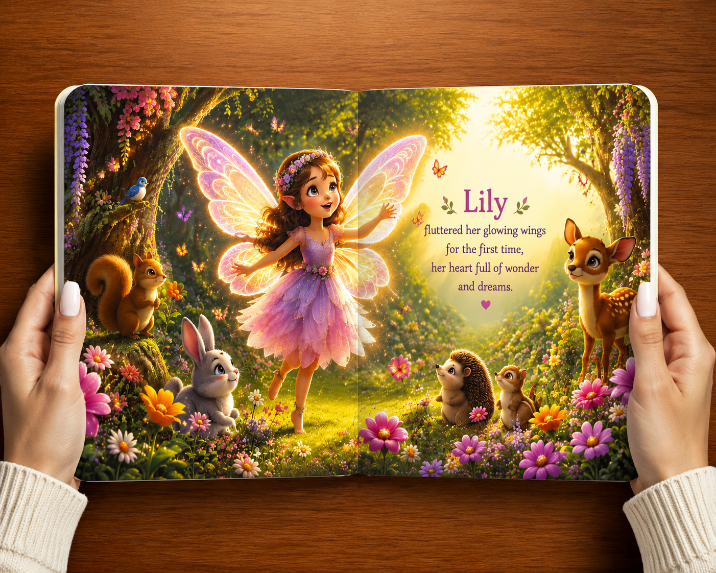 “Girl and the Wings of Magic”