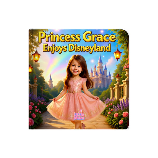 “Princess Girl Enjoys Disneyland”